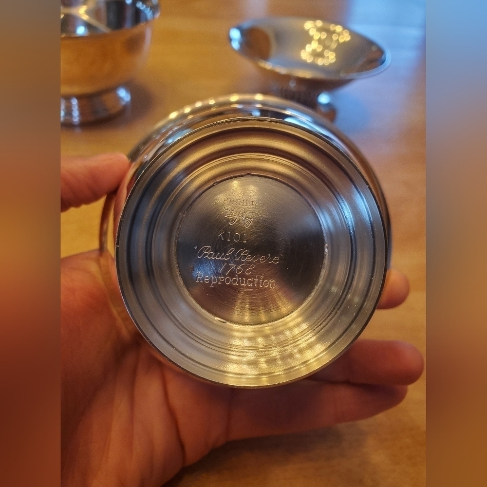 Sterling Silver Plated Serving Set - Picture 10 of 15